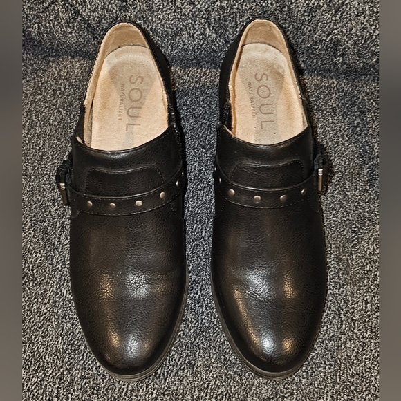 2 FOR $50 SOUL Naturalizer Black Ankle shooties Size 9 - Picture 4 of 5